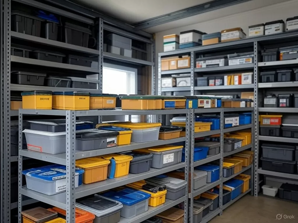 Mit Langlebigen Regalen Organisieren