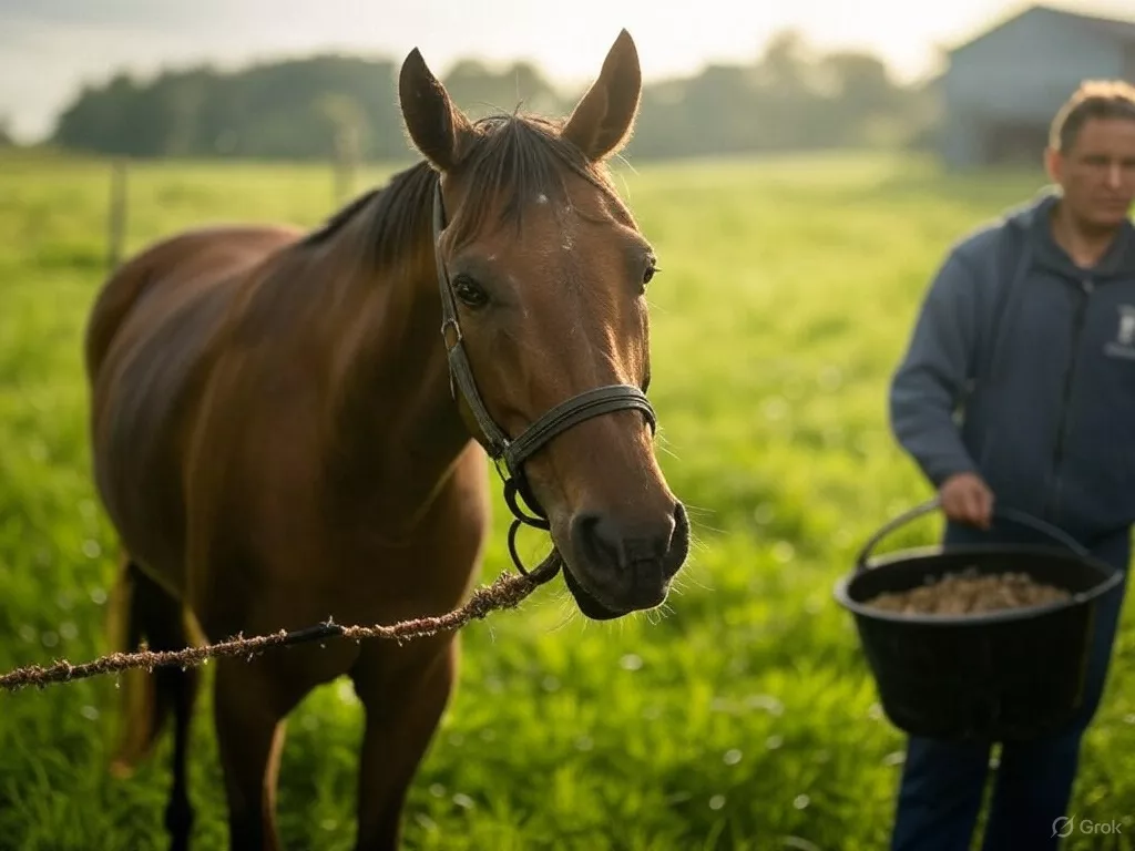 Fütterung vor dem Rennen