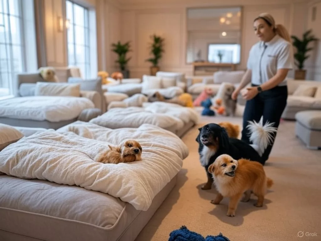 Luxuriöser Haustier-Pensionsservice: Verwöhnen Sie Ihren pelzigen Freund