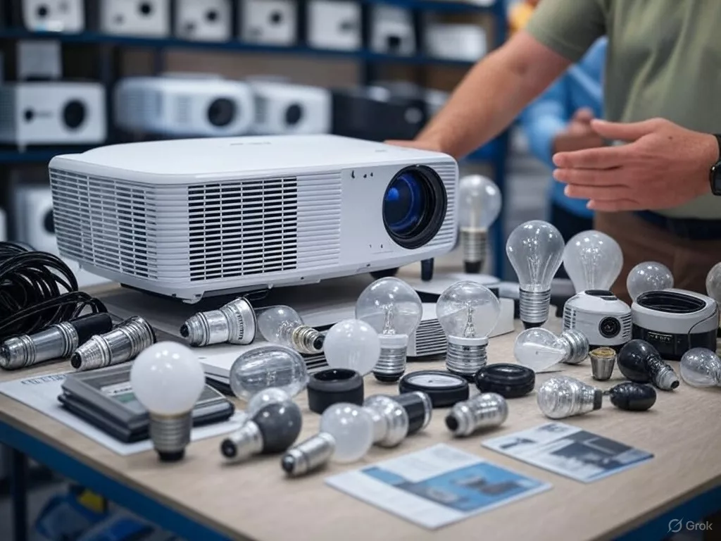Wichtige Zubehörteile für Projektoren