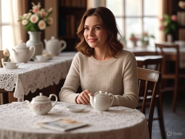 Entspannen Sie sich in unserem charmanten Teeraum